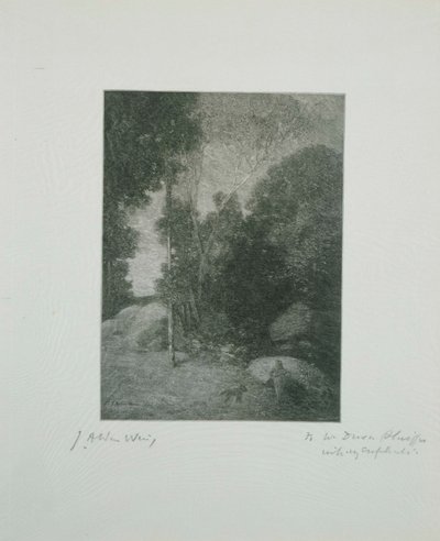 Pan e il lupo da Julian Alden Weir